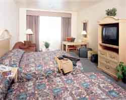 Anaheim Ramada Plaza Hotel Room